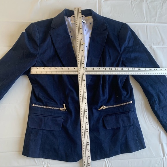 🌟Bianca Nygard Navy Blue Blazer - Size  10P 🌙 - Picture 5 of 11